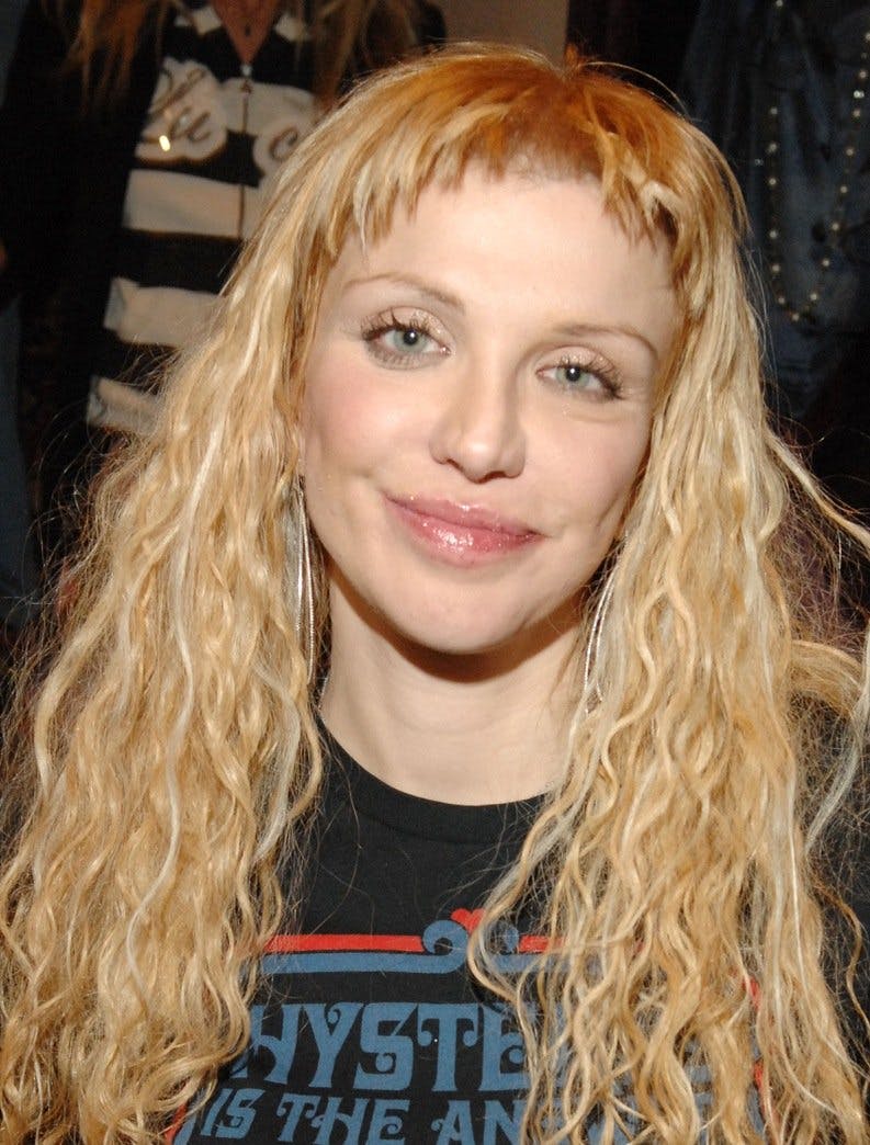 Courtney Love Courtney Love hår
